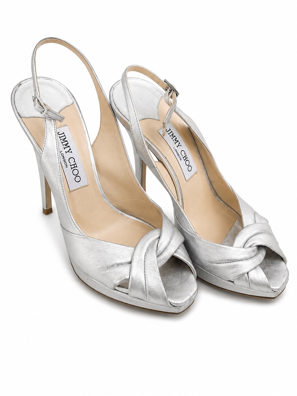 Jimmy Choo Silver Pumps